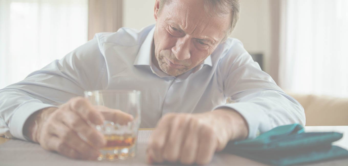 Мужчина в алкогольном опьянении